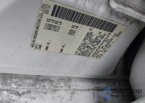 2013 Nissan Maxima 3.5 Sv z USA, uszkodzony, nr VIN 1N4AA5AP5DC806520